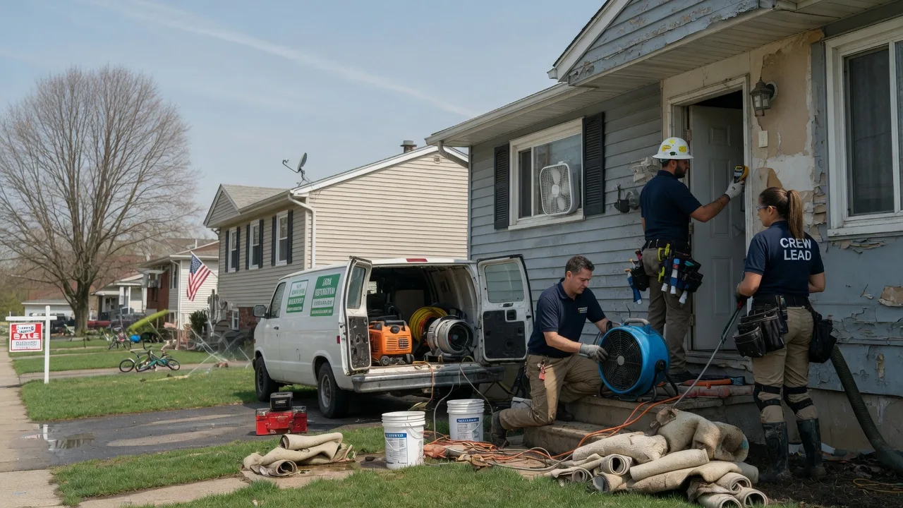 Flood Cleanup in Hudson, MI near me